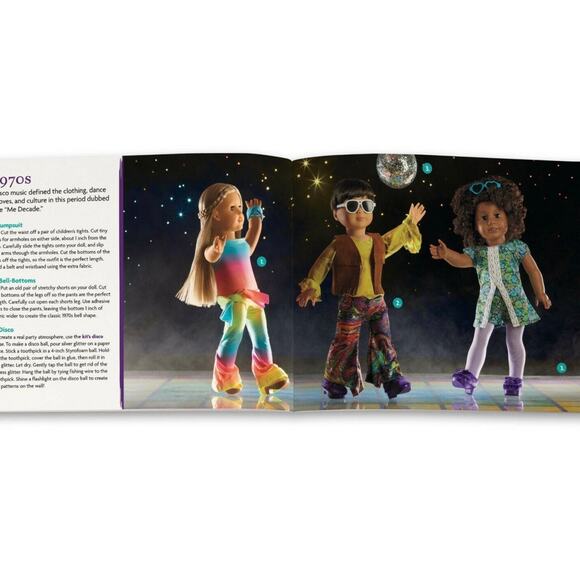 NEW 21-PC American Girl DOLL DECADES CRAFT BOOK: Craft Your Way Thru The Years - Picture 2 of 9